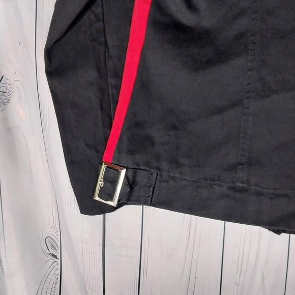Red and Black Asymmetrical Zip Jacket - Picture 8 of 13